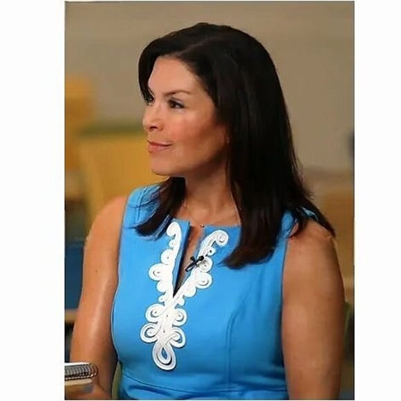 Lilly Pulitzer Trini Viscose Shift Dress in Lunar Blue NWT - Size 8 - Picture 2 of 8